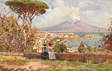 Dl930 cartolina napoli dalla - napoli,
