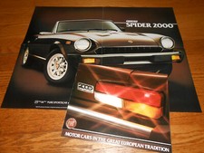 1981 FIAT SPIDER 2000 BROCHURE