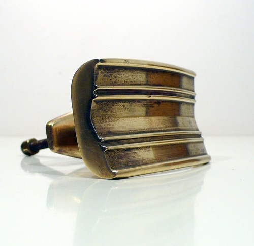 Maniglia ottone anni - '40, deco'