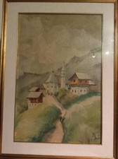 Quadro Contemporaneo - Paesaggio Montagna - Pittore M. leidi