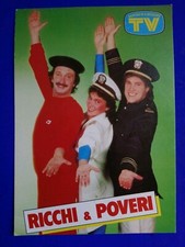 ? CARTOLINA RICCHI E POVERI TV SORRISI E CANZONI FANS CLUB MUSICA ANNI 80 ?