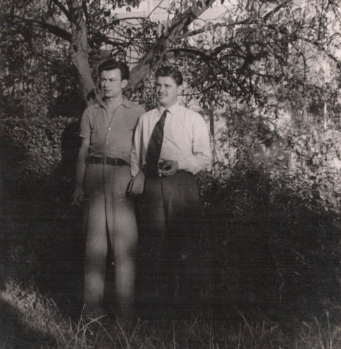 Foto epoca due giovani - d'epoca,
