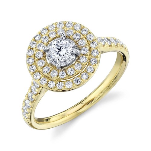 14k oro giallo rotondo - oro,