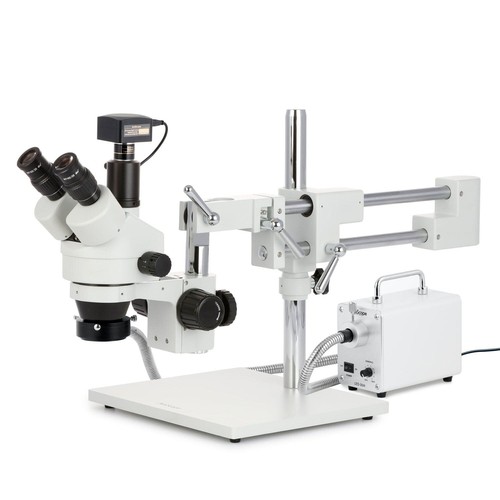 Microscopio stereo trinoculare