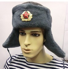 COLBACCO LANA IN DOTAZIONE ESERCITO RUSSO ORIGINAL SOVIET SIZE 58 L (USHANKA)