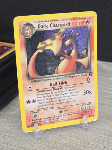 Carta pokemon dark - carta, charizard