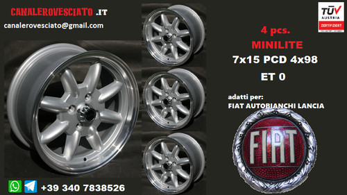 Cerchi minilite 15 - 7j,