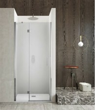 Box Doccia 120cm - vetro 6mm - anta a battente - WeissStern Gemini 2.1 - h 195cm