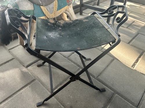 Antico sgabello panca stile