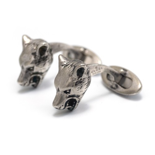 Gemelli gucci uomo argento - gucci,