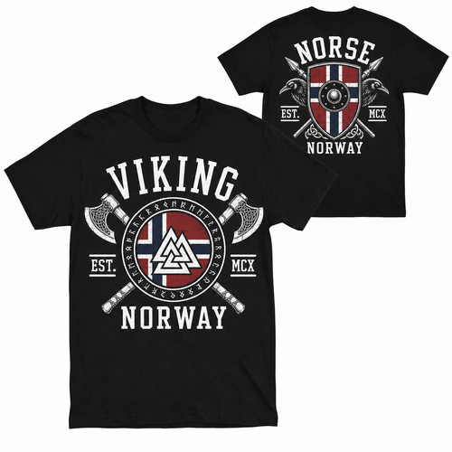 Shirt norvegese bandiera - t-shirt,