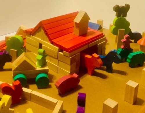 Ikea set costruzioni - costruzioni, legno