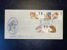 1984 CHRISTMAS BRADBURY LIMITED EDITION 500 FDC & SAMUEL JOHNSON SHS CV £35