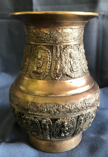 Vaso antico bronzo -  , con