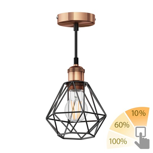 Lampada sospensione vintage - a,