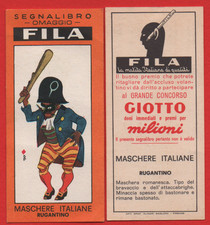 SEGNALIBRO FILA SERIE MASCHERE