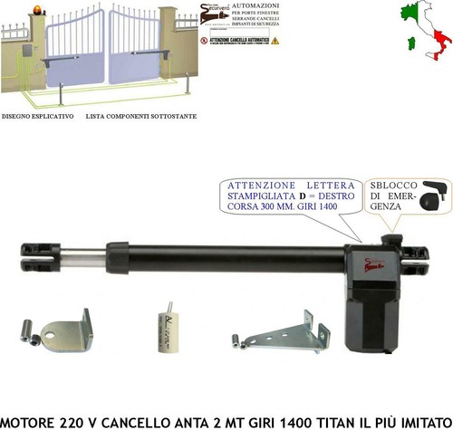 Cancello battente motore - cancello,