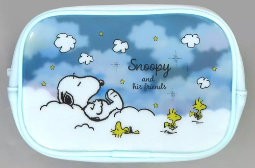 Snoopy woodstock blue pouch - snoopy,