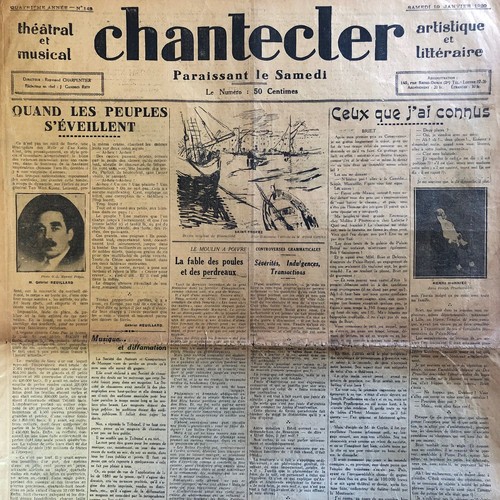 Journal chantecler 1929 - chantecler, 19/01/1929
