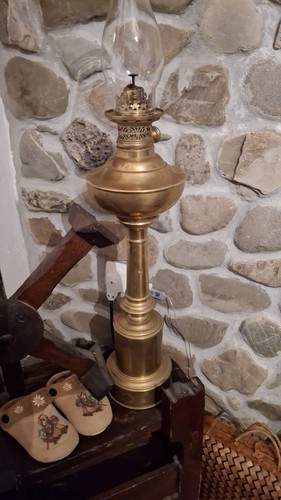 Lampada olio ottone - lampada, a