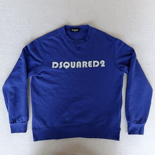Felpa dsquared2 blu reale - felpa,