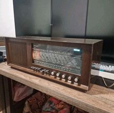 Vintage Mid Century Modernist Era West Germany SABA Lindau E tube Radio *Working