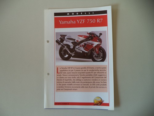 Scheda top moto - moto, yamaha