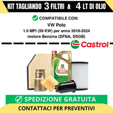 Tagliando per VW Polo 1.0 MPi