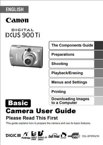 Canon ixus 900 fotocamera - canon,
