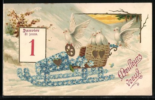 Cartolina rilievo - cartolina, in