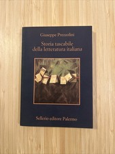 Storia tascabile della letteratura italiana Giuseppe Prezzolini Sellerio