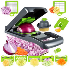 SHOriginal Taglia Frutta e Verdura Multifunzione, Taglia Cubi 16 in 1 