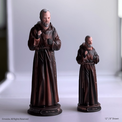 Father pio resin statue - father,