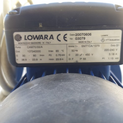 Pompa centrifuga lowara - pompa,