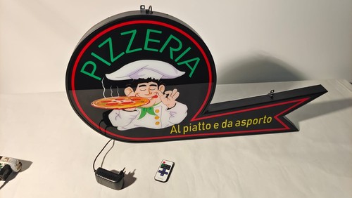 Led pizzeria insegna luminosa - led,