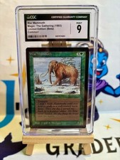 Magic MTG war mammoth beta CGC 9 (NO Psa alpha commander mox island box tutor)