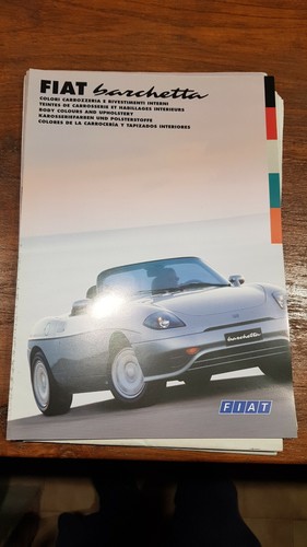 Fiat barchetta depliant - fiat,