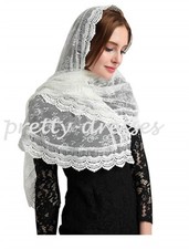 Sciarpe copricapo lungo pizzo