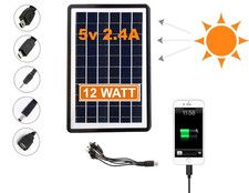 Pannello Solare USB 5V 12W