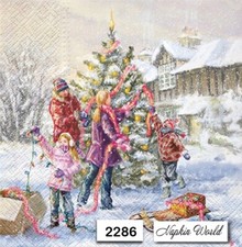 (2286) DUE tovaglioli di carta