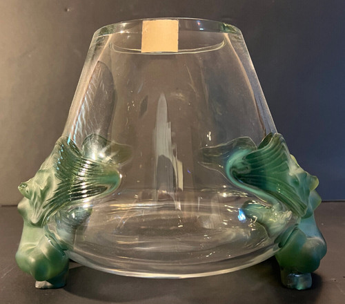 Lalique antinea vase - lalique, one