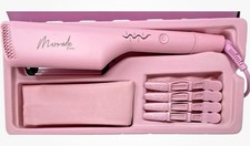 Mermade Hair My Wave Kit Rosa Doppia Onda 4 Clip Impugnatura + Borsa Portaoggetti Onde Morbide
