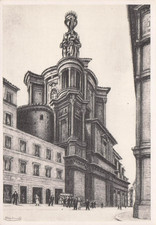 01868) 5 CARTOLINE ROMA DISEGNI ANTONIO CARBONATI VIA CITTA' CASCIA
