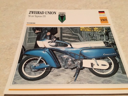 Carte moto zweirad - union, dkw