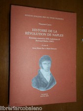 VINCENZO CUOCO - HISTOIRE DE LA REVOLUTION DE NAPLES - VIVARIUM, NAPOLI, 2001