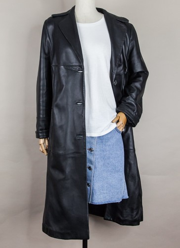Giacca pelle lunga donna - ,
