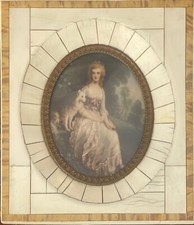 Dipinto miniatura, Dama con