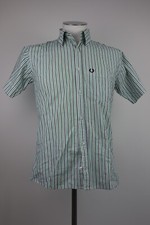 FRED PERRY CAMICIA UOMO TG L MAN CASUAL VINTAGE SHIRT COTONE COTTON