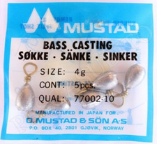 5 Piombi 4Gr Pesca Spinning