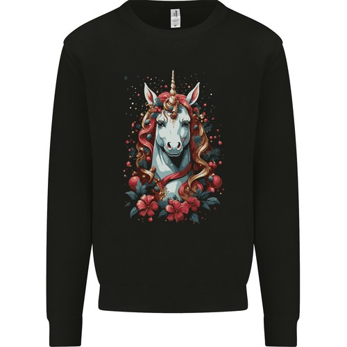 Felpa uomo unicorno - uomo, natale